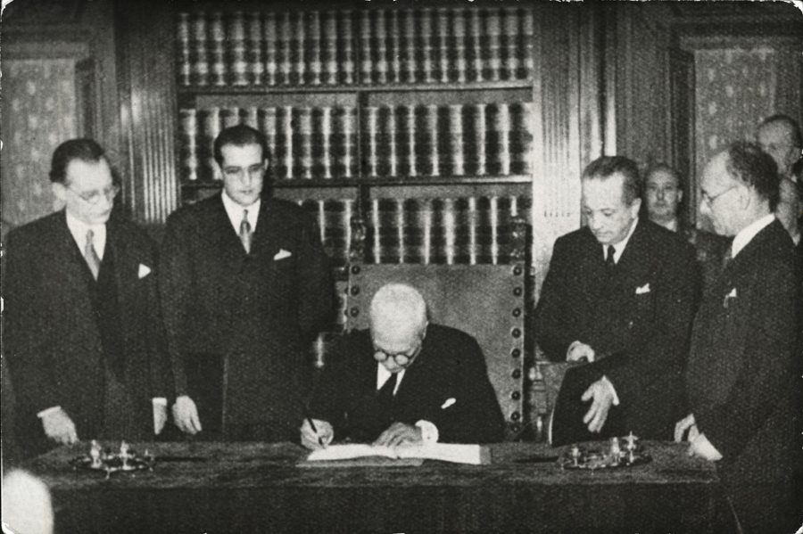 27 dicembre 1947: De Nicola firma la Costituzione