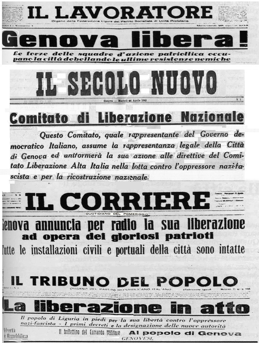 Genova, 25 - 26 aprile 1945